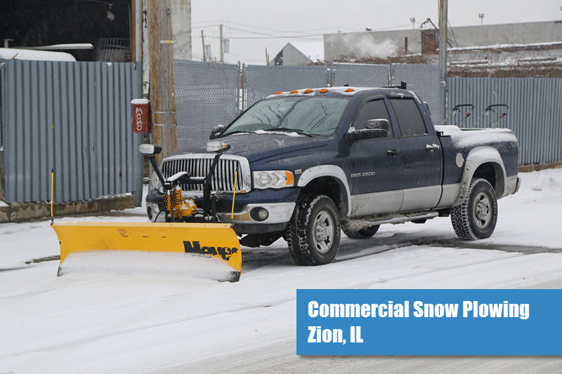 Commercial Snow Plowing in Zion, IL